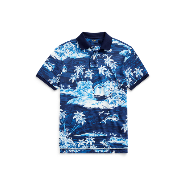 Custom Slim Fit Mesh Polo Polo Ralph Lauren 1