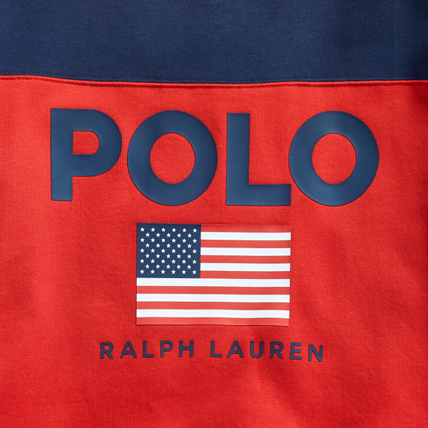 Cruise Navy Multi Flag Fleece Sweatshirt Polo Ralph Lauren 7