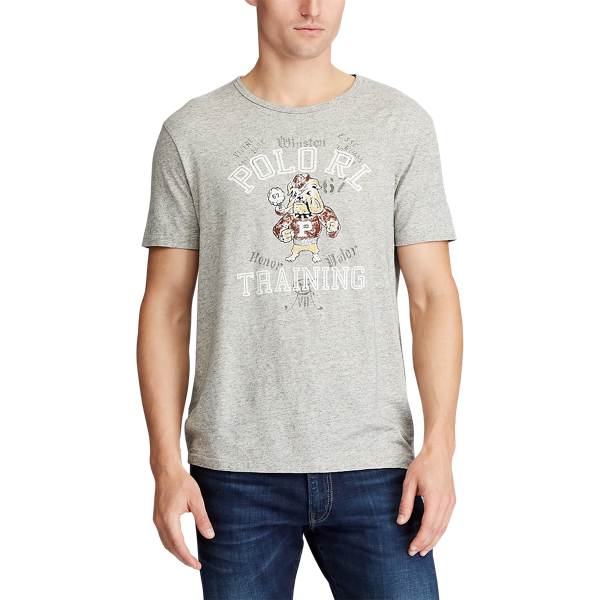 Loft Heather Custom Slim Fit Graphic Tee Polo Ralph Lauren 3
