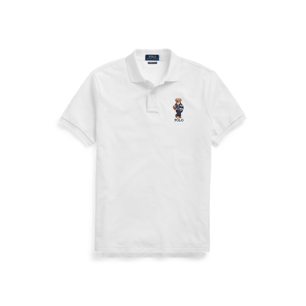 Custom Slim Fit Bear Mesh Polo Polo Ralph Lauren 1