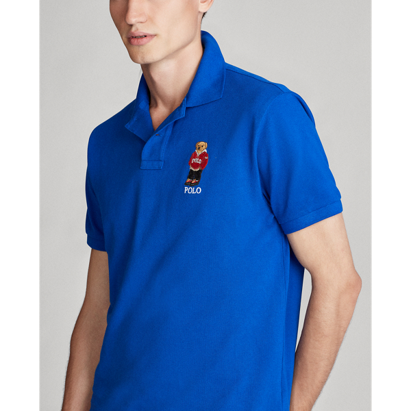 Pacific Royal Custom Slim Fit Bear Mesh Polo Polo Ralph Lauren 6
