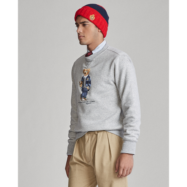 Andover Heather Polo Bear Fleece Sweatshirt Polo Ralph Lauren 4