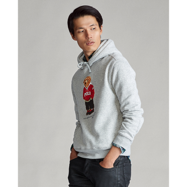 Andover Heather Polo Bear Fleece Hoodie Polo Ralph Lauren 4