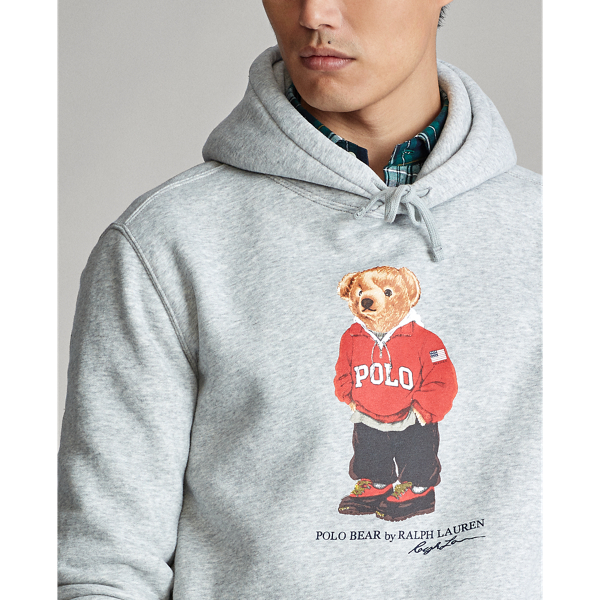 Andover Heather Polo Bear Fleece Hoodie Polo Ralph Lauren 6