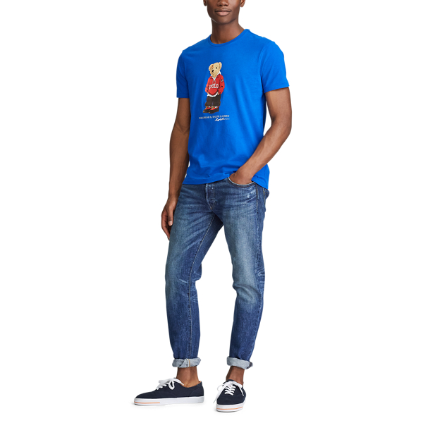 T-shirt Polo Bear coupe ajust&eacute;e Polo Ralph Lauren en Royal pacifique 2