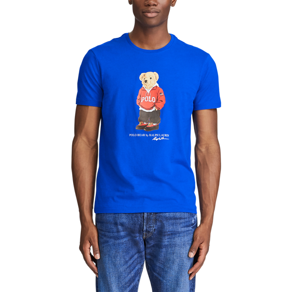 T-shirt Polo Bear coupe ajust&eacute;e Polo Ralph Lauren en Royal pacifique 3