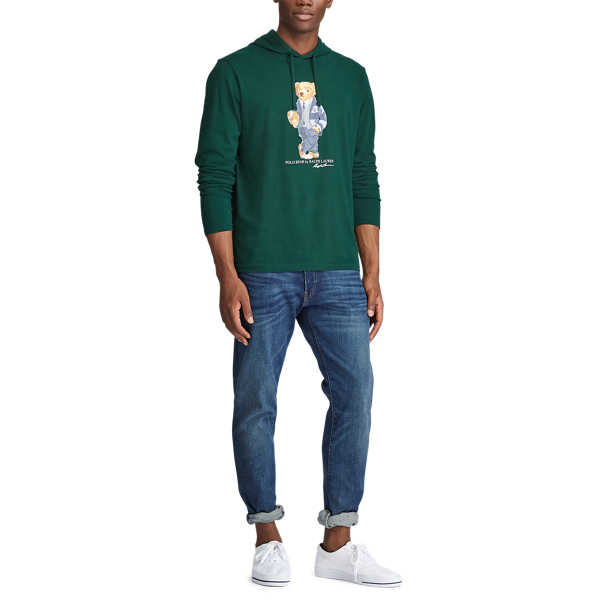 College Green Polo Bear Hooded Tee Polo Ralph Lauren 2