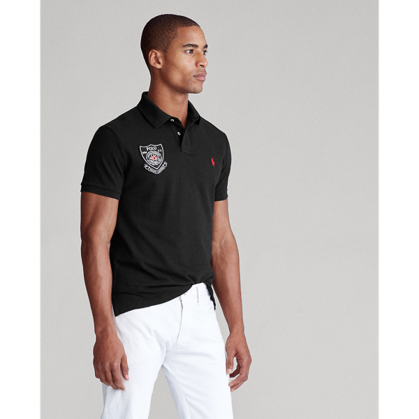 Black Lunar New Year Mesh Polo Shirt Polo Ralph Lauren 5