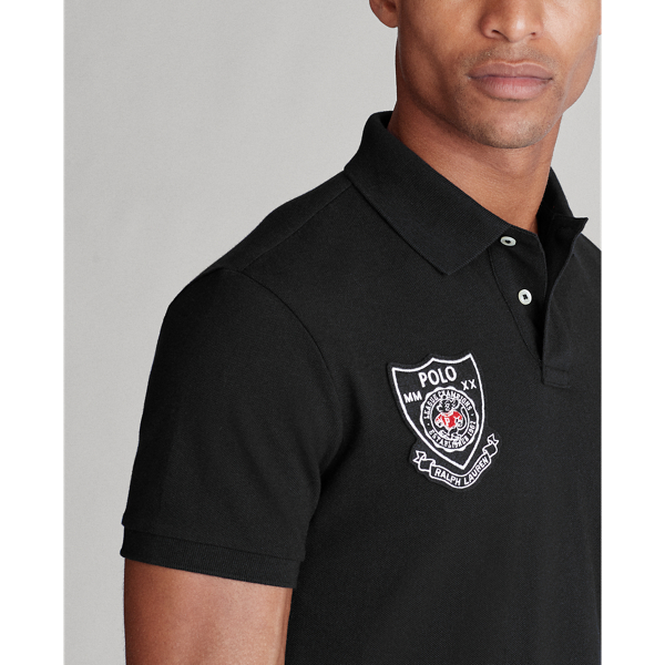 Black Lunar New Year Mesh Polo Shirt Polo Ralph Lauren 7
