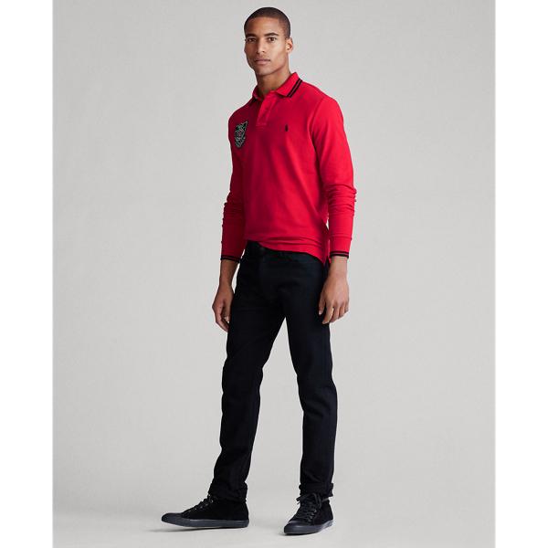 Ralph Red Lunar New Year Mesh Polo Shirts Polo Ralph Lauren 4