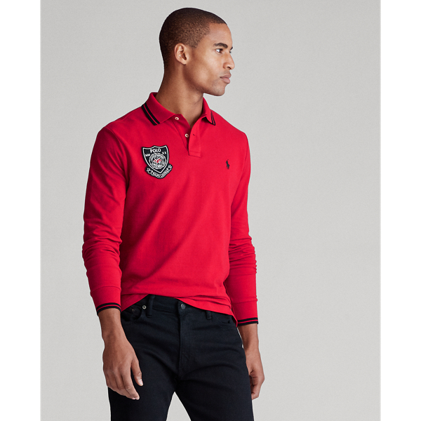 Ralph Red Lunar New Year Mesh Polo Shirts Polo Ralph Lauren 5