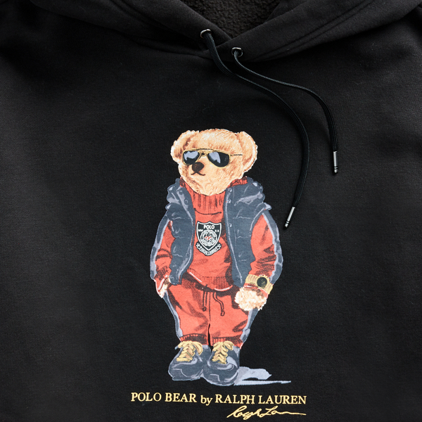 Black Lunar New Year Bear Hoodie Polo Ralph Lauren 7