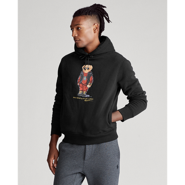 Black Lunar New Year Bear Hoodie Polo Ralph Lauren 4