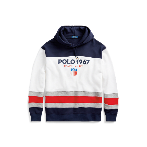 Color-Blocked Fleece Hoodie Big & Tall in 1