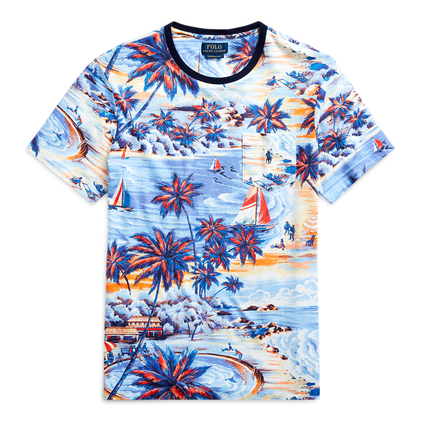 Classic Fit Tropical Tee Big & Tall 1