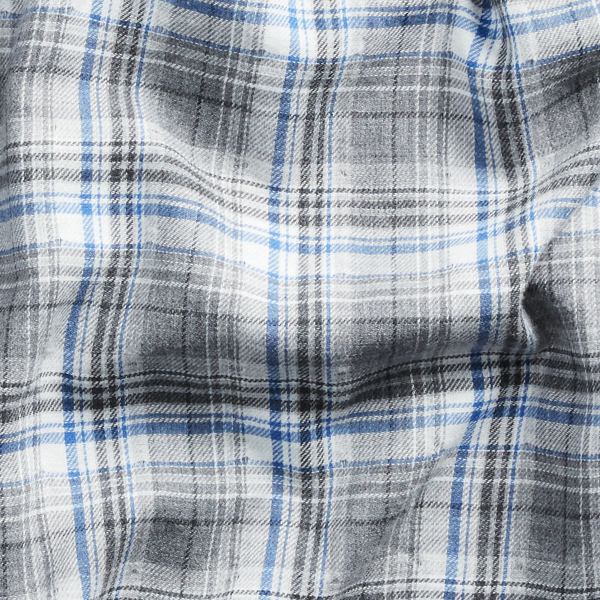 Grey Heather/Blue Multi Slim Fit Plaid Shirt Polo Ralph Lauren 8
