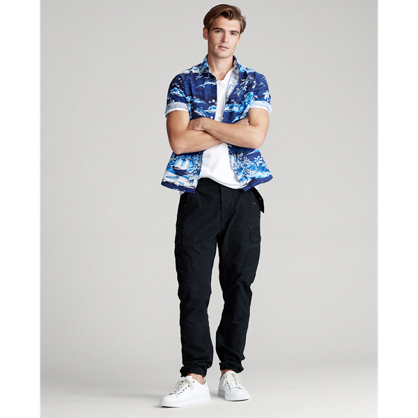 Flying Fish Slim Fit Tropical-Print Shirt Polo Ralph Lauren 3