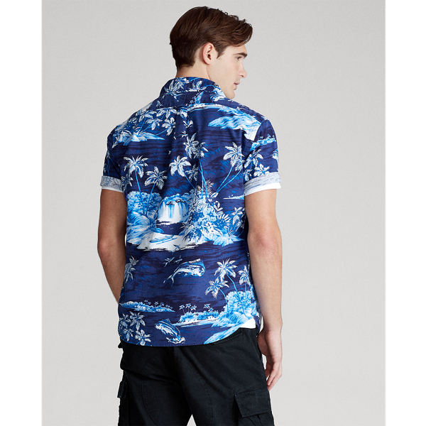 Flying Fish Slim Fit Tropical-Print Shirt Polo Ralph Lauren 5