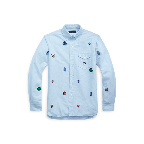 Custom Fit Embroidered Shirt Polo Ralph Lauren 1