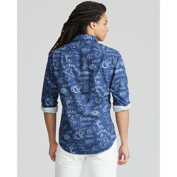Varsity Stamp Custom Fit Graphic Shirt Polo Ralph Lauren 4