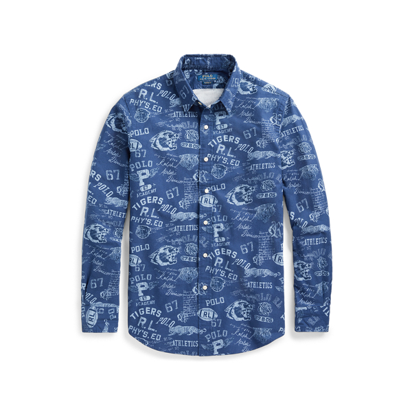 Chemise graphique ajust&eacute;e Polo Ralph Lauren en 1