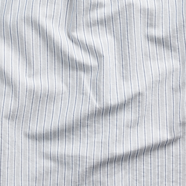 Heather Grey/White Custom Fit Striped Shirt Polo Ralph Lauren 8
