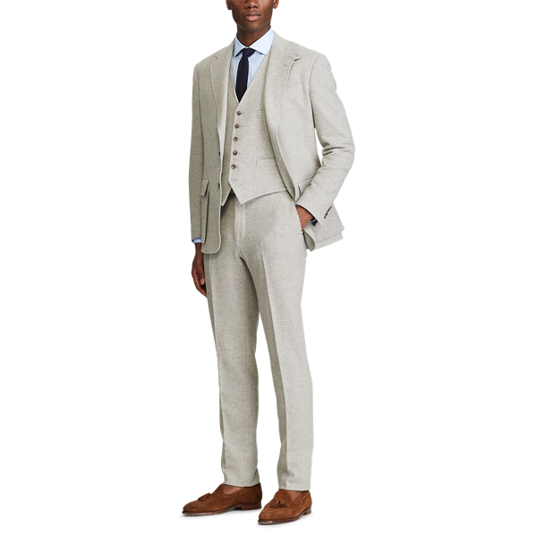 Heather Grey And Cream Polo Herringbone Tweed Trouser Polo Ralph Lauren 2
