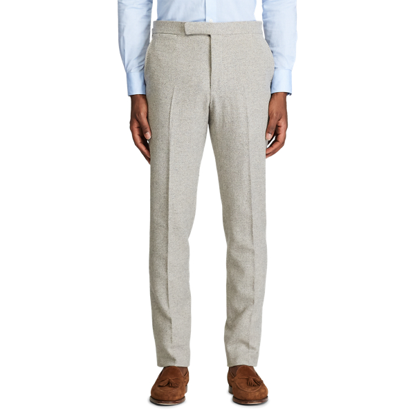 Heather Grey And Cream Polo Herringbone Tweed Trouser Polo Ralph Lauren 3