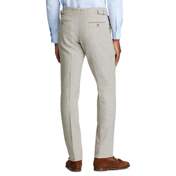 Heather Grey And Cream Polo Herringbone Tweed Trouser Polo Ralph Lauren 4