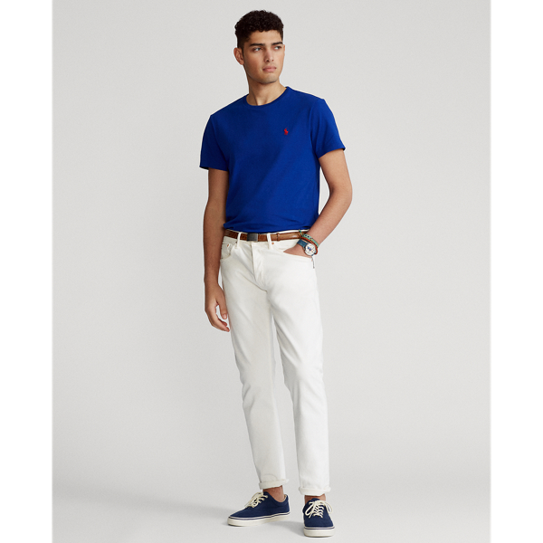 Custom-Slim-Fit Jersey-T-Shirt Polo Ralph Lauren in Traditions-Royal 4