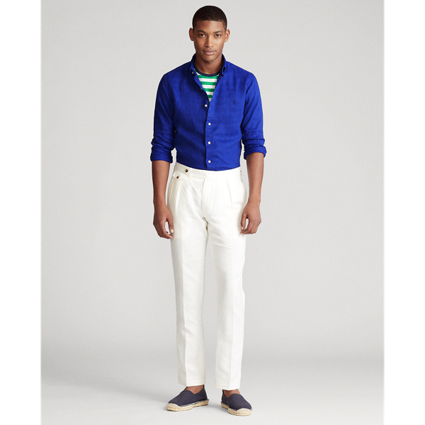 Summer Royal Custom Fit Linen Shirt Polo Ralph Lauren 3