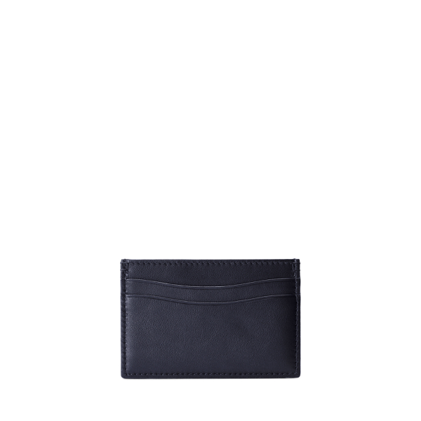 Marine Navy Calfskin Card Case Ralph Lauren Collection 2
