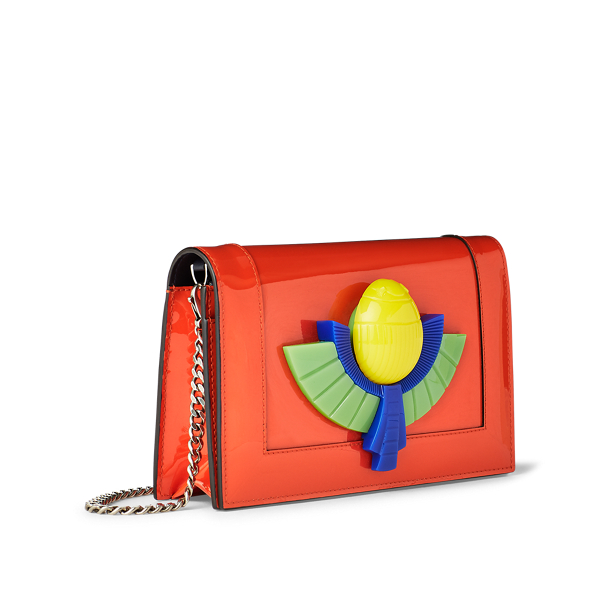 Clementine Patent Calfskin Chain Wallet Ralph Lauren Collection 2