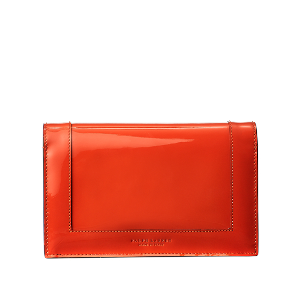 Clementine Patent Calfskin Chain Wallet Ralph Lauren Collection 3