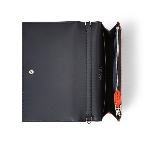 Clementine Patent Calfskin Chain Wallet Ralph Lauren Collection 4