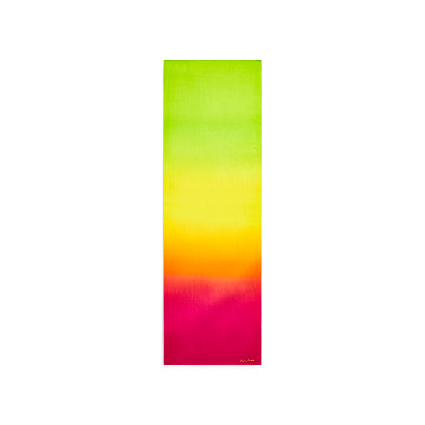 Pink/Yellow/Green Ombre Ombre Cashmere-Silk Scarf Ralph Lauren Collection 2