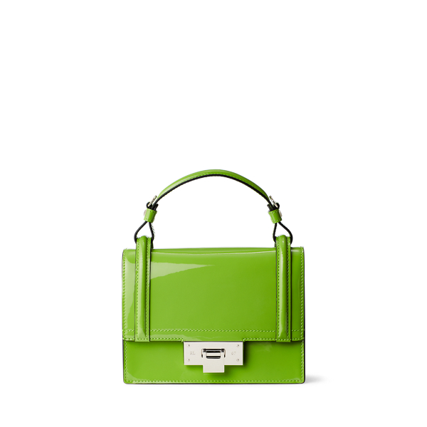 Mini Patent Hinge-Lock Bag Ralph Lauren Collection 1