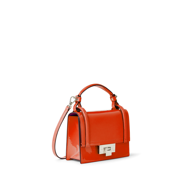 Clementine Mini Patent Hinge-Lock Bag Ralph Lauren Collection 2