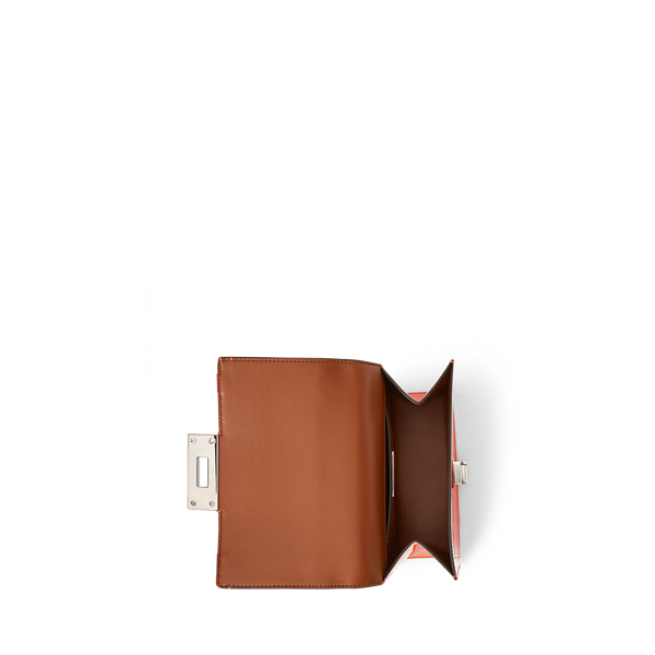 Clementine Mini Patent Hinge-Lock Bag Ralph Lauren Collection 4