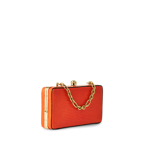Clementine Embossed Calfskin Minaudière Ralph Lauren Collection 2