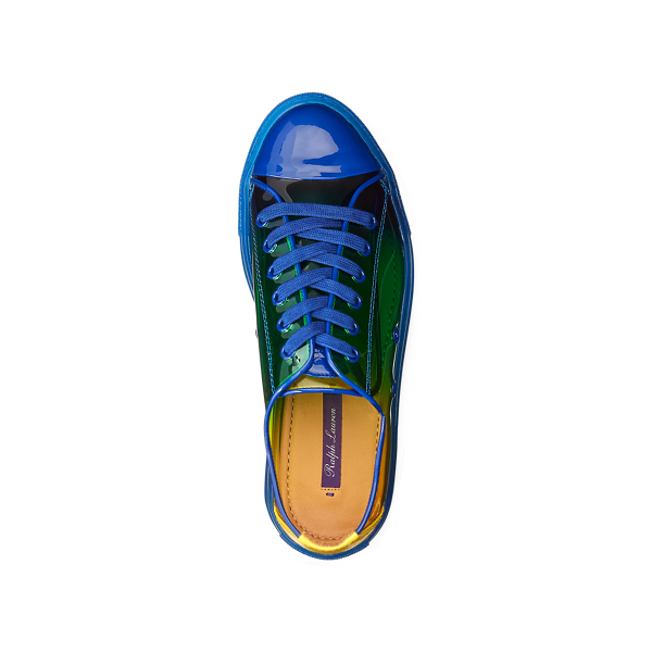 Royal/Emerald/Yellow Rubie Dip-Dye Trainer Ralph Lauren Collection 4