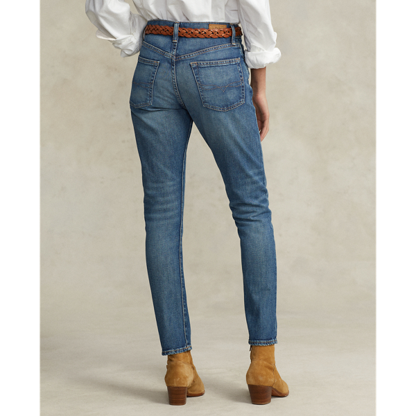 Medium Indigo Callen High-Rise Slim Jean Polo Ralph Lauren 6