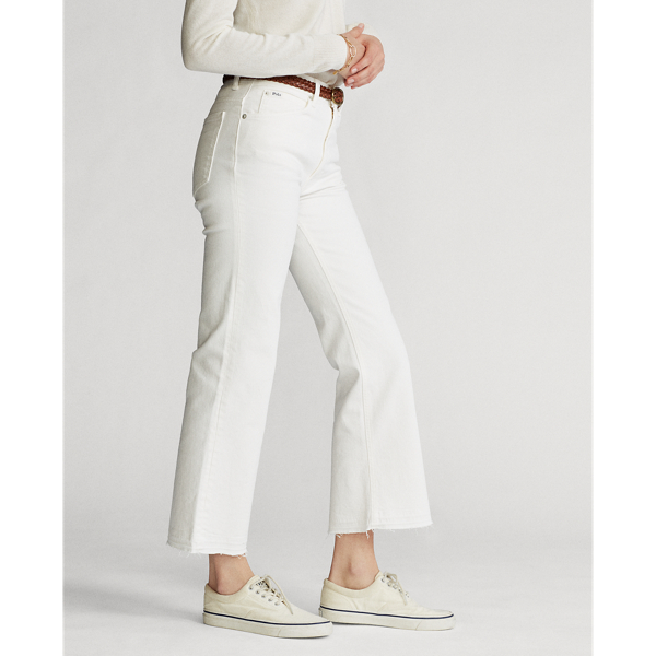 White Laight Cropped Flare Polo Ralph Lauren 5