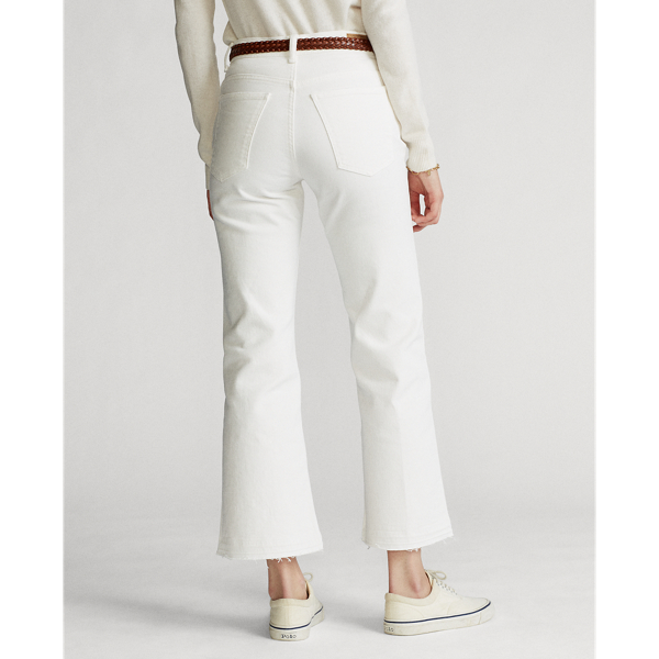 White Laight Cropped Flare Polo Ralph Lauren 6