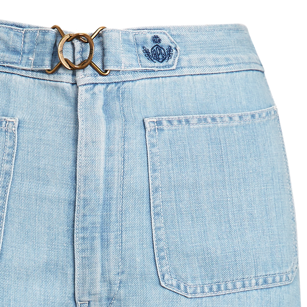 Light Indigo Margery Wide-Leg Jean Polo Ralph Lauren 7