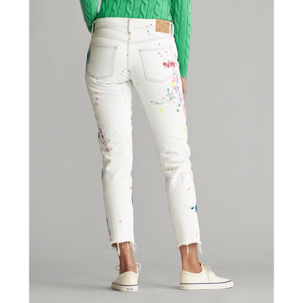 Light Indigo Paint Splatt Avery Jean Polo Ralph Lauren 6