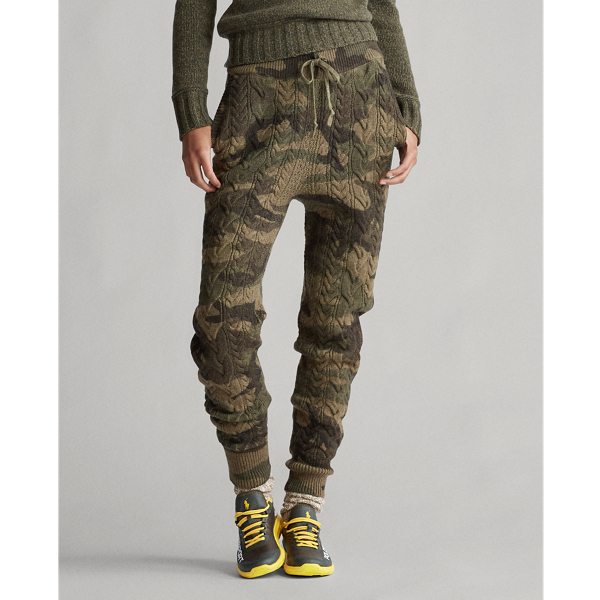 Camo Camo Cable-Knit Jogger Polo Ralph Lauren 3