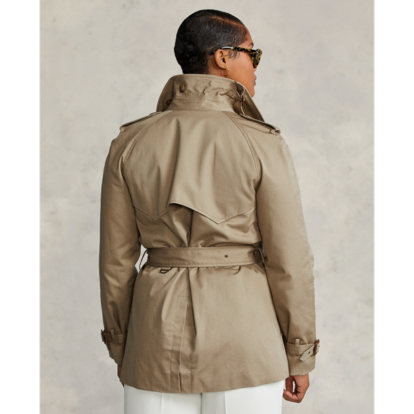 Twill-Trenchcoat mit G&uuml;rtel Polo Ralph Lauren in Surrey-Sandbraun 5