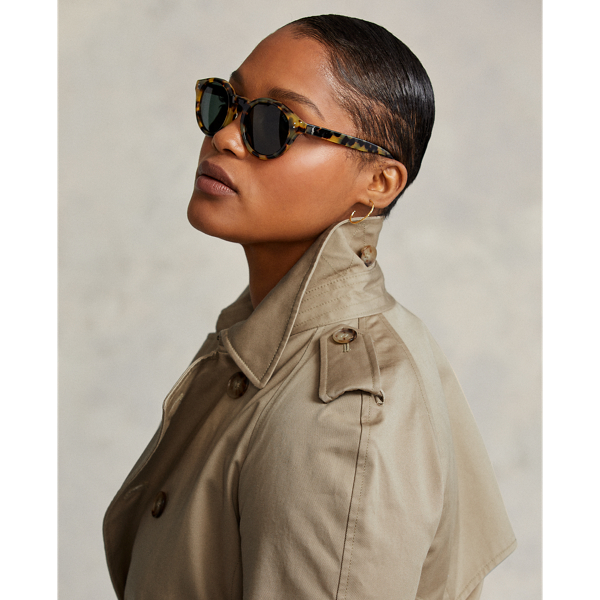 Twill-Trenchcoat mit G&uuml;rtel Polo Ralph Lauren in Surrey-Sandbraun 7