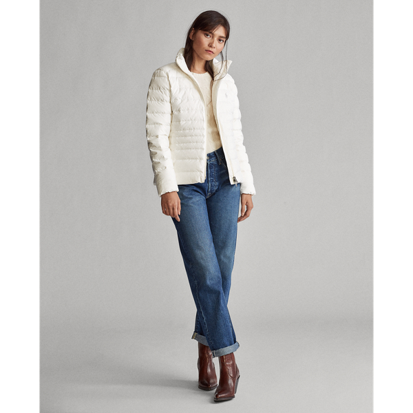 Warm White Packable Down Jacket Polo Ralph Lauren 4